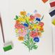 Набор акварели Gansai Tambi Watercolors Irodori Kobako Green 6 цветов, кисть-резервуар, линер, Kuretake MC23-12 фото 12 с 24