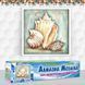 Алмазная вышивка Морские Раковины 30х30 см DM-214 фото 2 с 3