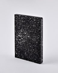 Блокнот Graphic L, Milky Way, 16,5х22 см, 120 г/м², 128 листов, Nuuna