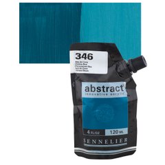 Краска акриловая Sennelier Abstract, Синий китайский №346, 120 мл, дой-пак