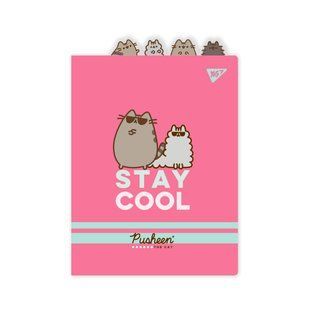 Папка-куток Pusheen, А4, 23,5х32,5 см, пластикова, з фігурними роздільниками, Yes