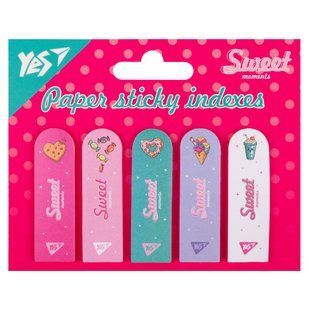 Набор индексов бумажных Sweet Cream, 5,5х1,5 см, 100 штук, Yes