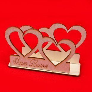Фигура из фанеры Салфетница, толщина фанеры 0,3 см, Santi