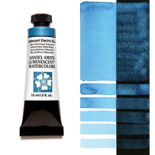 Краска акварельная Daniel Smith 15 мл Iridescent Electric Blue