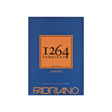 Альбом-склейка для маркеров 1264 А4, 70 г/м2, 100 листов, Fabriano