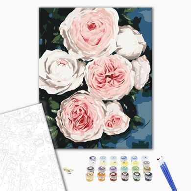 Картина по номерам Бутоны пышных роз, 40х50 см, Brushme