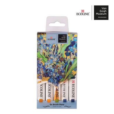Набор кистей-ручек Ecoline Brushpen Van Gogh Museum, 5 цветов, Royal Talens