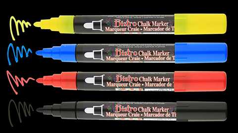 BISTRO CHALK MARKER 6MM WHITE - 028617481104