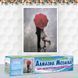 Алмазная вышивка Влюбленные Под Красным Зонтом 40х50 см DM-106 фото 2 с 3
