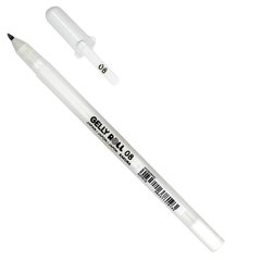 Ручка гелева, 08 MEDIUM (лінія 0.4 mm), Gelly Roll Basic, Біла, Sakura
