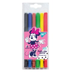 Фломастери Minnie Mouse, 6 кольорів, YES