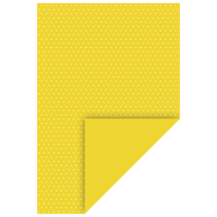 Бумага с тиснением Точка, 21x31 см, 200г/м², желтая, Heyda