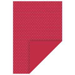 Папір з малюнком Крапка, 21х31 см, 200г/м², двосторонній, червоний , Heyda