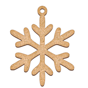 Заготовка для декорирования, Снежинка 4 №301, 10x12х0,3 см, МДФ, Fabrika Decoru