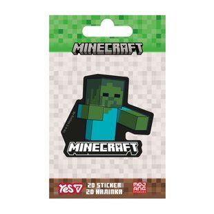 Наклейка 2D Yes Minecraft Zombie