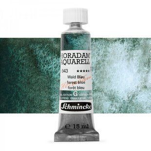 Фарба акварельна Schmincke Horadam Aquarell 15 мл Forest Blue 943 супергрануляція