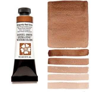 Краска акварельная Daniel Smith 15 мл Burgundy Red Ochre