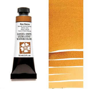 Краска акварельная Daniel Smith 15 мл Raw Sienna