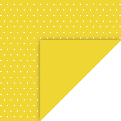 Папір з тисненням Крапка, 21x31 см, 200г/м², жовтий, Heyda