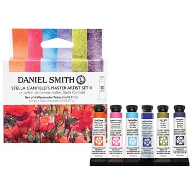 Набір акварельних фарб Daniel Smith в тубах 6 кольорів 5 мл Stella Canfields Master set 2