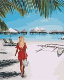 Картина за номерами Лазурний берег, 40x50 см, Brushme