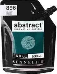 Фарба акрилова Sennelier Abstract, Зелений ФЦ №896, 500 мл, дой-пак