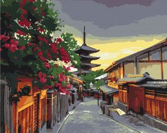 Картина по номерам Вечер в Киото, 40х50 см, Brushme