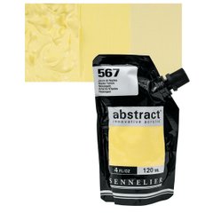 Краска акриловая Sennelier Abstract, Неаполитанский желтый №567, 120 мл, дой-пак