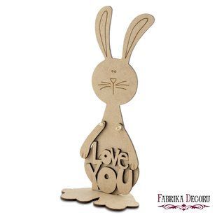 Заготовка для декорирования Love you №127, 8х12,2х26,5 см, МДФ, Fabrika Decoru