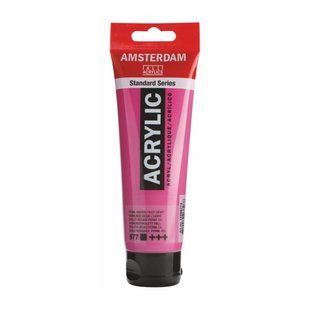Краска акриловая AMSTERDAM, (577) Красно-фиолетовый светлый устойчивый, 120 мл, Royal Talens