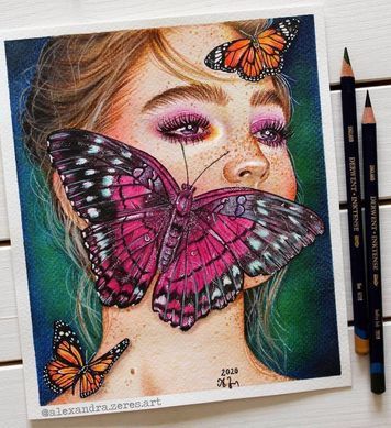 Карандаш чернильный Inktense (1330), Ярко-зелёный, Derwent