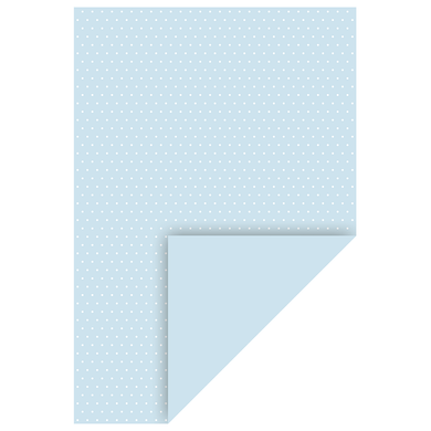 Бумага с рисунком Точка, 21х31 см, 200г/м², двусторонний, голубой, Heyda