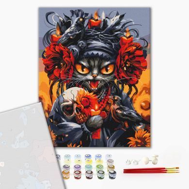 Картина по номерам Кошка Месть &copy; Марианна Пащук, 40х50 см, Brushme