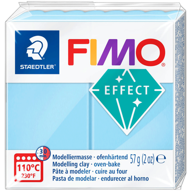 Пластика для біжутерії Soft, аквамаринова пастельна, 57 г, Fimo