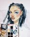 Набір акварелі Gansai Tambi Watercolors 14 кольорів, пензель-резервуар, лінер, пенал, Kuretake MC30-1 зображення 8 з 24