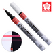 Маркер Pen-Touch Красный, флуоресцентный, тонкий (Extra Fine) 0,7 мм, Sakura 084511322677 фото 1 с 5