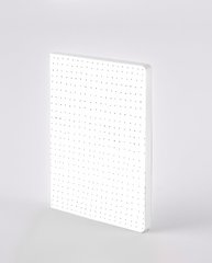 Блокнот Graphic L Light, Dots by Myriam Beltz, 16,5х22 см, 120 г/м², 88 аркушів, Nuuna