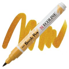 Пензель-ручка Ecoline Brushpen (227), Охра жовта, Royal Talens