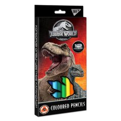 Набір кольорових олівців Jurassic World, 12 кольорів, YES