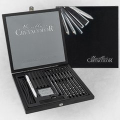Набор карандашей для рисунка Black Box, деревянная коробка, 20 штук, Cretacolor