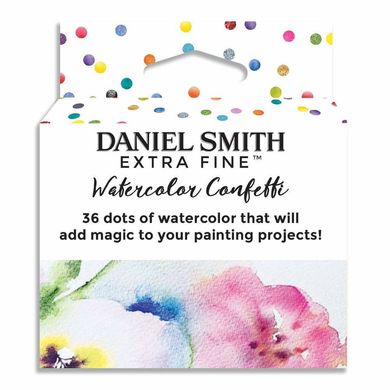 Набір дот-карт акварельних фарб Daniel Smith Confetti, 36 кольрів