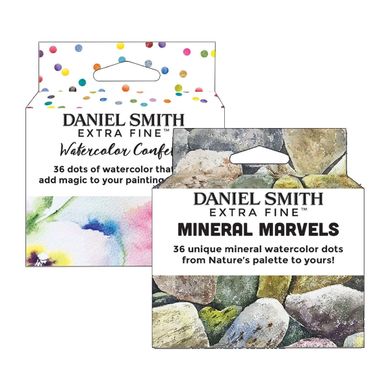 Набір дот-карт акварельних фарб Daniel Smith Confetti, 36 кольрів