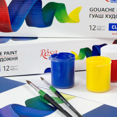 Набор гуашевых красок CLASSIC , 12х40 мл, ROSA Studio