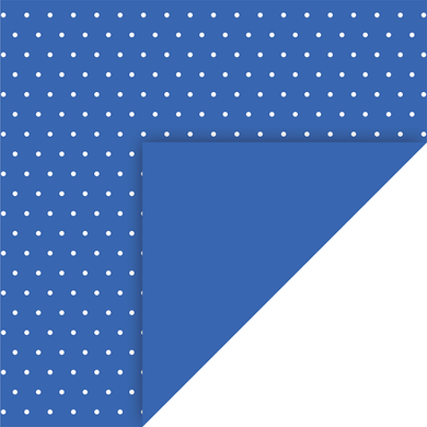 Папір з малюнком Крапка, 21х31 см, 200г/м², двосторонній, синій , Heyda