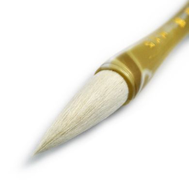 Пензель для каліграфії Kolir КР-XL з натурального ворсу великого розміру та короткою ручкою