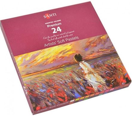 Набір сухої пастелі Santi, 24 кольори