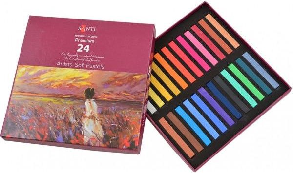 Набір сухої пастелі Santi, 24 кольори