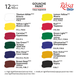 Набор гуашевых красок CLASSIC , 12х40 мл, ROSA Studio 4823098531616 фото 8 с 8
