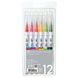 Набор маркеров ZIG Clean Color real brush colors, 12 штук, Kuretake RB-6000AT/12VA фото 1 с 7