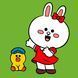 Картина по номерам Line Friends Кони и Салли, 25х25 см, полотно цветное, Santi 4823091922176 фото 1 с 3